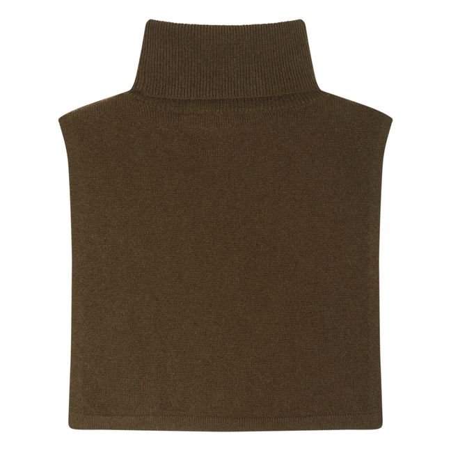 Snood Lou in cashmere | Verde militare