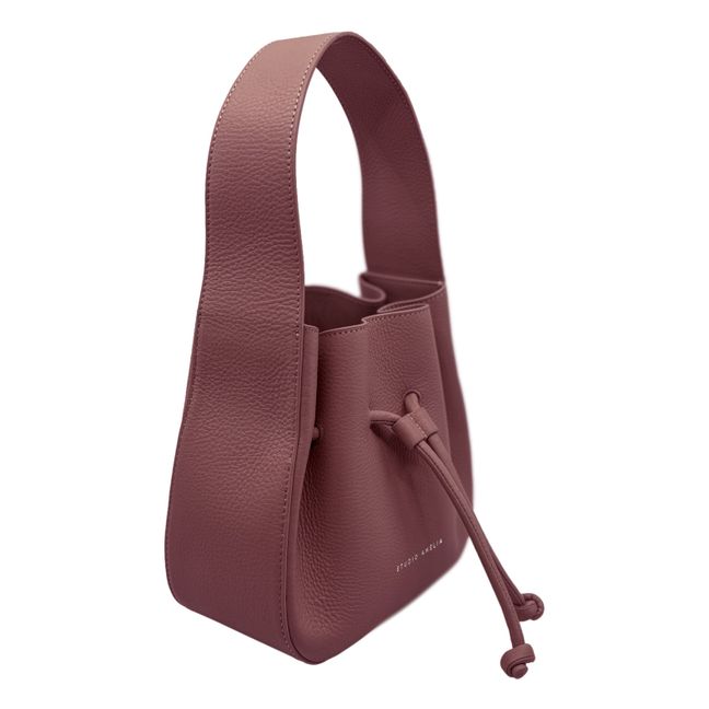 Cinched Mini Tasche | Aubergine