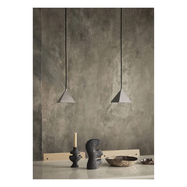 Bougeoir Yara | Gris foncé