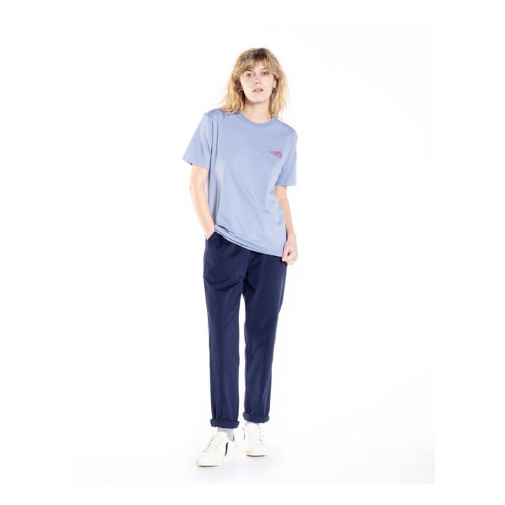 Sofa T-Shirt | Azurblau- Produktbild Nr. 1