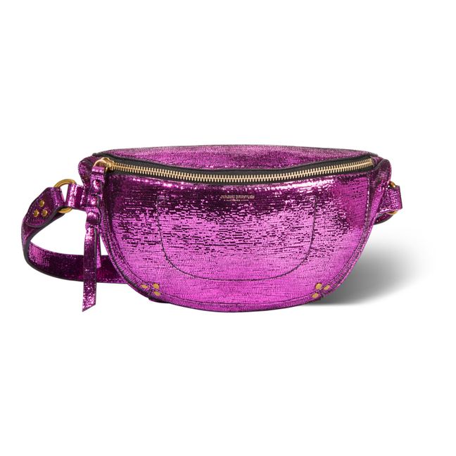 Banane Lino Lamé | Fuscia