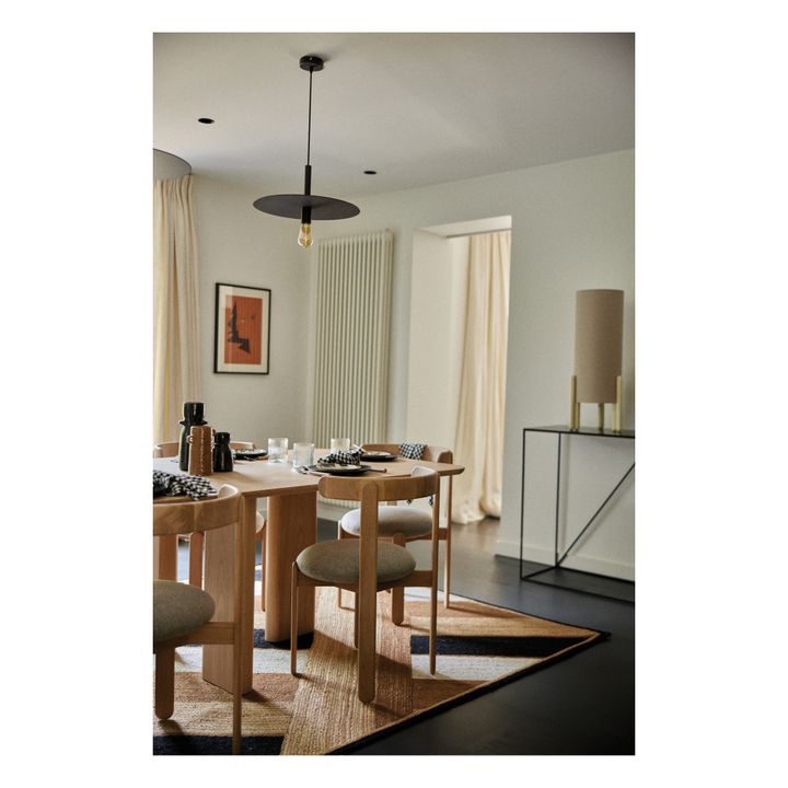 Holzstuhl Lilas mit Stoffsitz  | Cremefarben- Produktbild Nr. 1