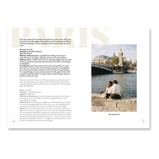 Livre de voyage - Paris | Beige
