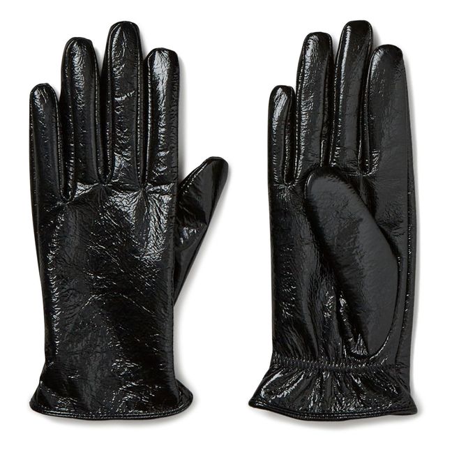 Leather gloves | Black