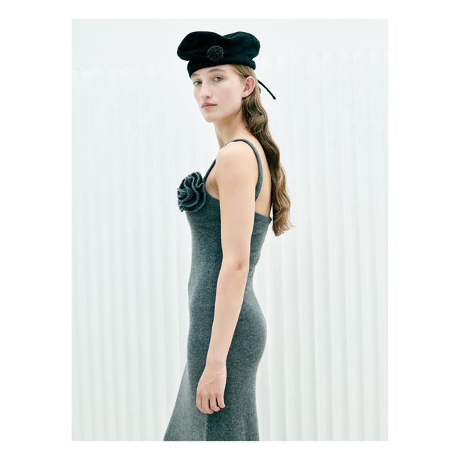Robe Como Slip Laine | Anthrazit