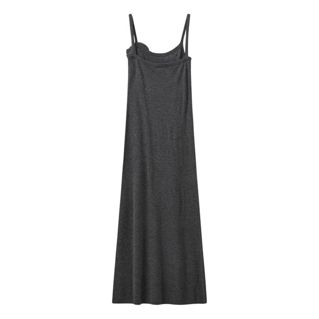 Robe Como Slip Laine | Anthrazit