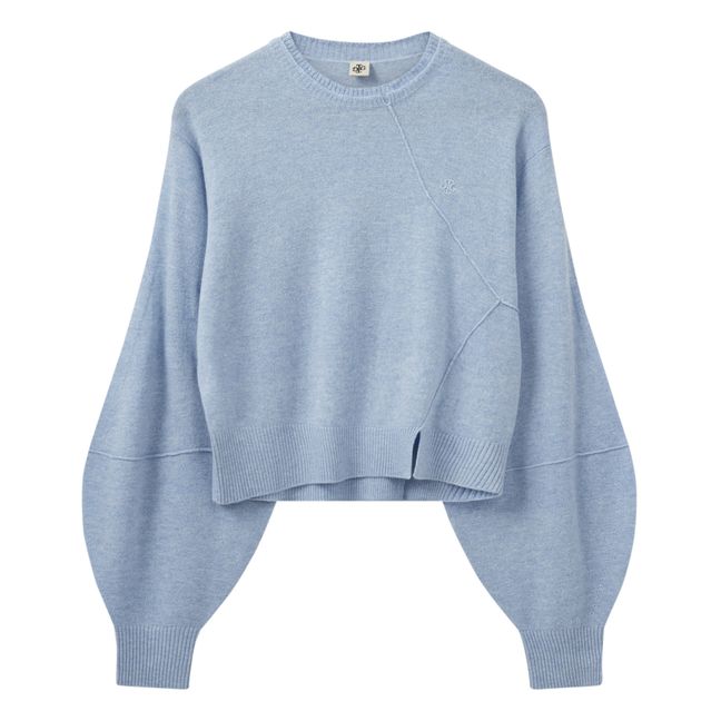 Maglione in lana Como | Azzurro