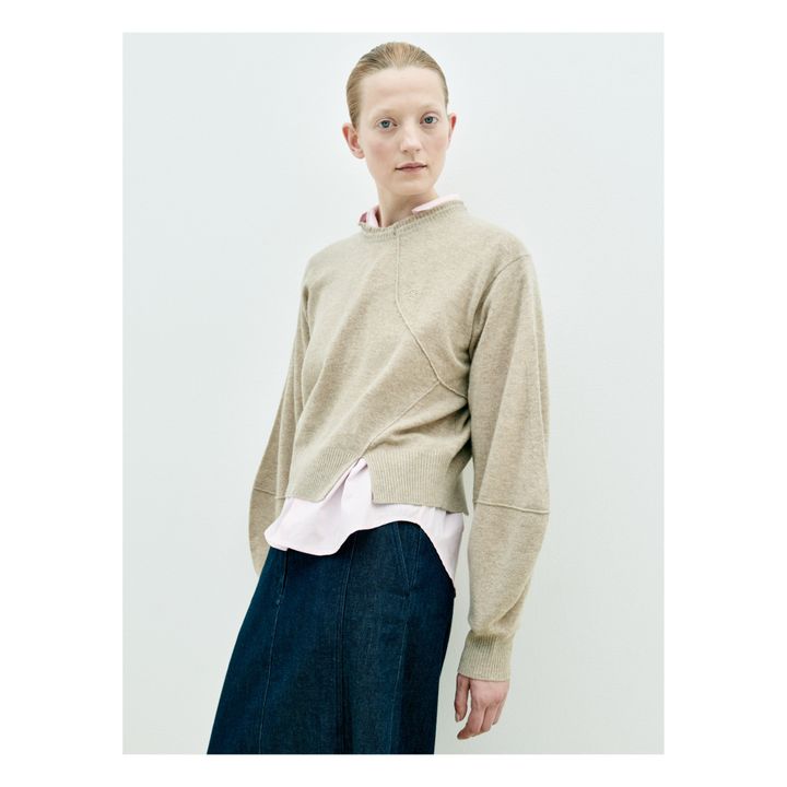 Jersey de lana Como | Camel- Imagen del producto n°1