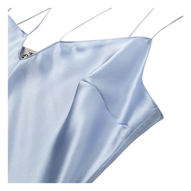 Robe Catania Slip Soie | Hellblau