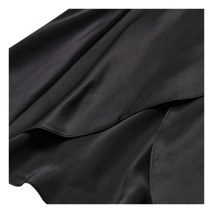 Falda Catania de seda | Negro- Imagen del producto n°5