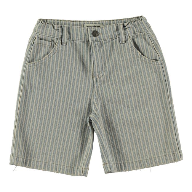 Stripe Shorts | Light blue