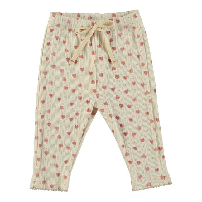 Baby Coeur organic cotton leggings | Ecru
