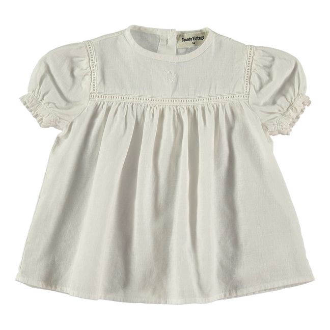 Robe Baby à Lacets | Blanc