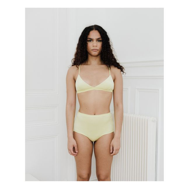 Soutien-Gorge Mississippi Velours | Jaune pâle