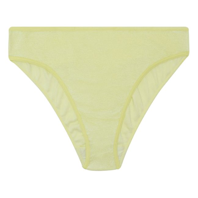 Culotte Bell Velours | Pale yellow