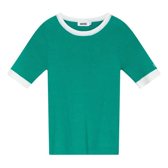 Pekin Ribbed T-Shirt | Green