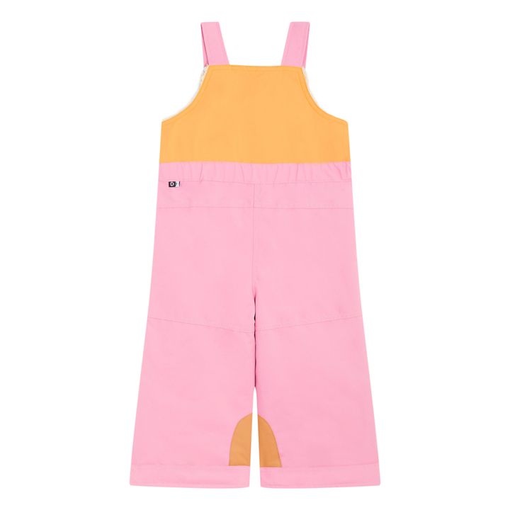 Snowy Unie Recycled Ski Dungarees | Candy pink- Product image n°1