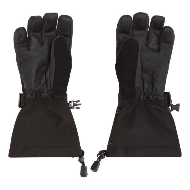 Testy Adjustable Ski Gloves | Black