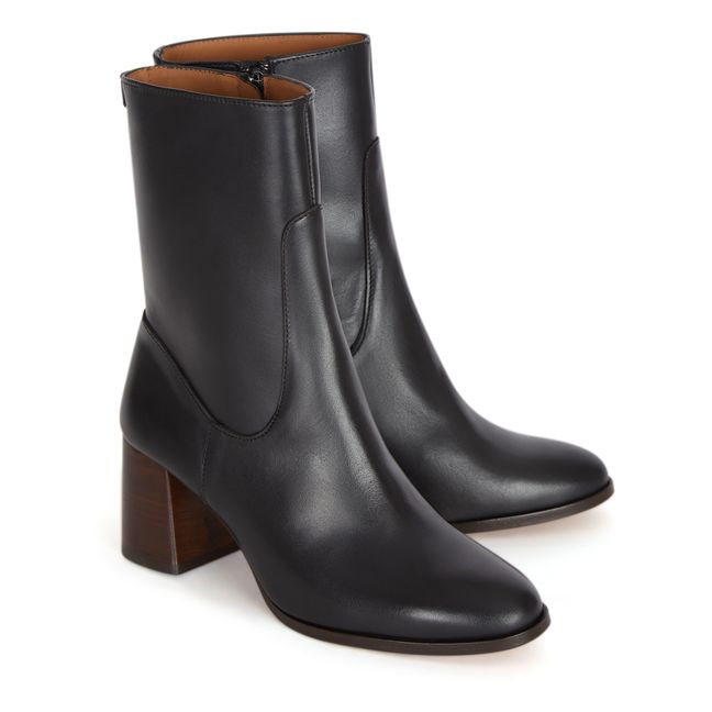 Gabrielle Leather Boots | Black