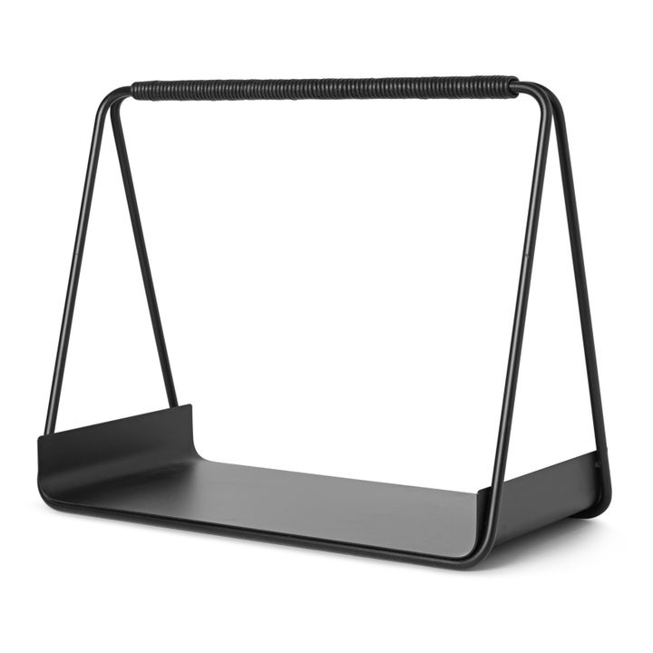 Porte bûches | Noir- Image produit n°1