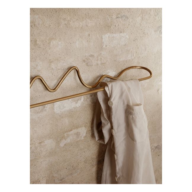 Curvature Towel Rack | Brass