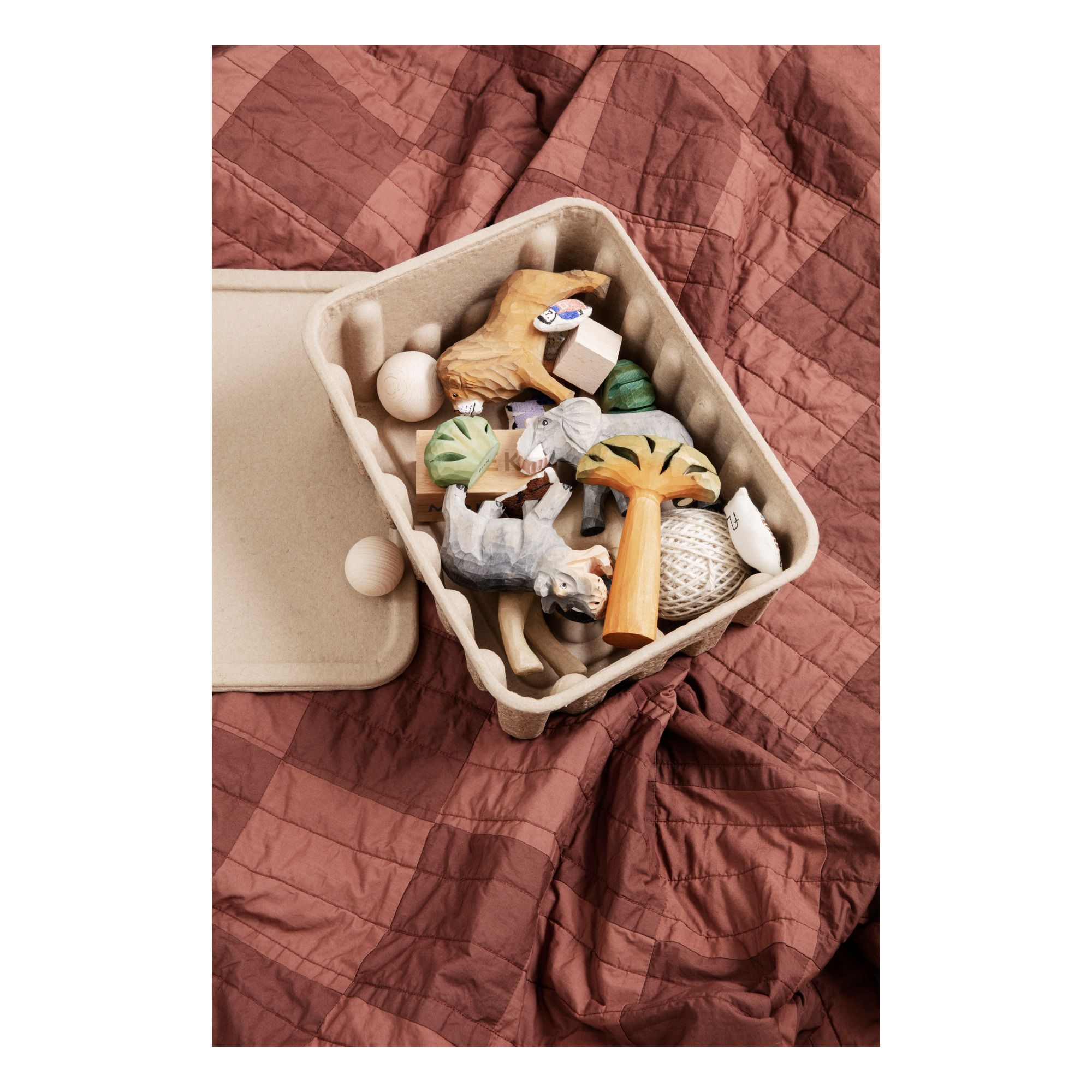 Ferm Living - Scatola contenitore in carta- Set da 2