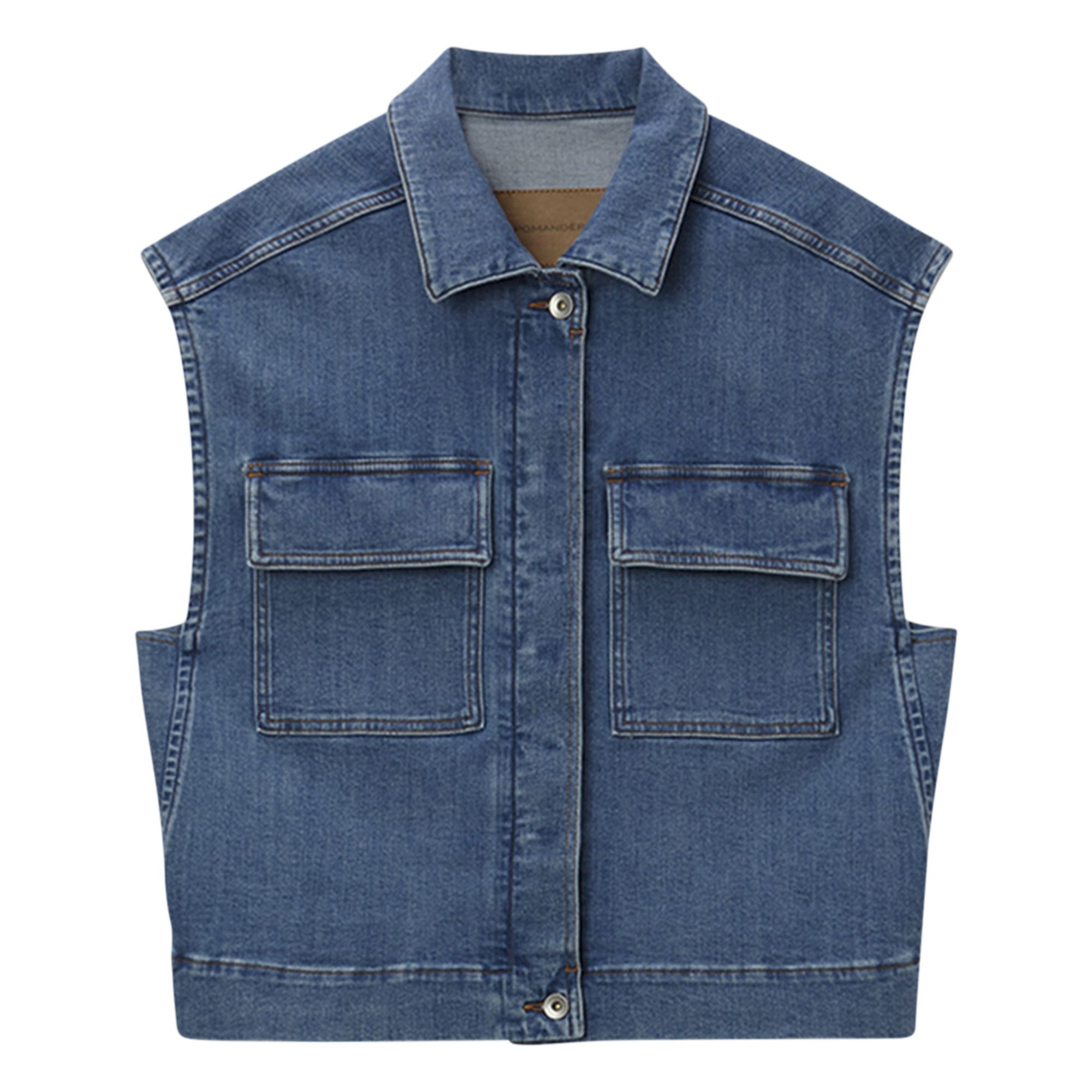 Mens sleeveless denim deals jacket australia