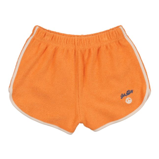 Compton Towelling Shorts | Orange