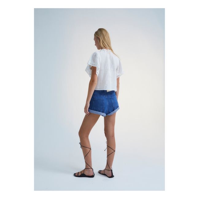 Pantaloncini di jeans Woodland - Collezione donna | Blu