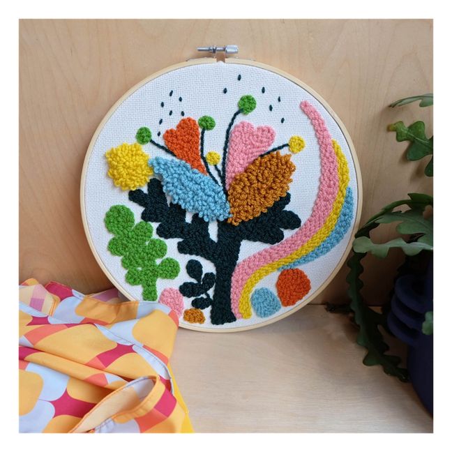 Kit DIY Punch needle Crazy Prairie