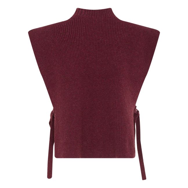 Pull Sans Manches Louis Laine Recyclée x Smallable | Bordeaux