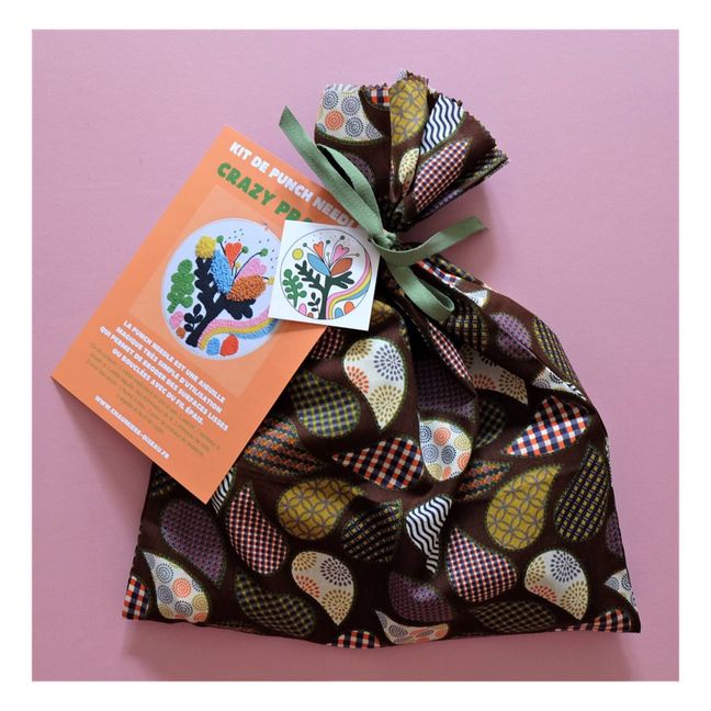 Kit DIY Punch needle Crazy Prairie