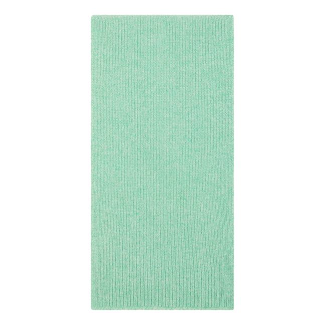 Echarpe Laine et Angora | Vert Jade