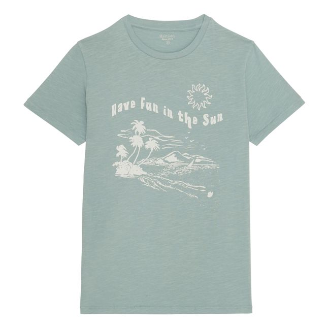 Maglietta Fun Sun | Verde acqua