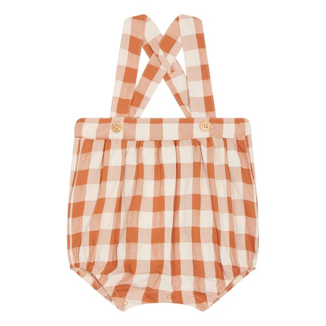 Exclusivo Petite Lucette x Smallable – Kurta algodón reciclado Gaston | Óxido