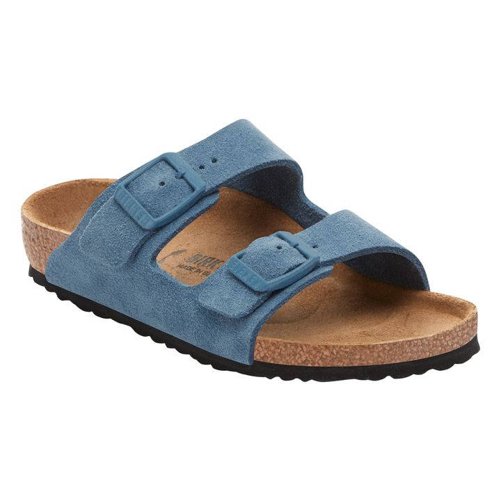 Blue suede birkenstock store arizona