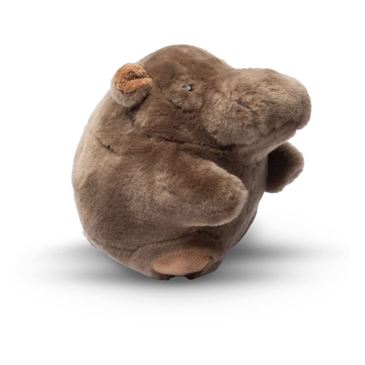Peluche Roodoodoo Pipo l'Hippo | Marron- Image produit n°0