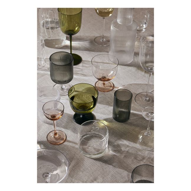 Vaso Ripple - Juego de 4 | Gris