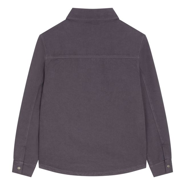 Men's Denim Shirt | Charcoal grey