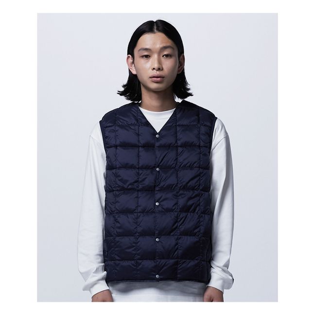 Ärmellose Daunenjacke - Erwachsenenkollektion  | Navy