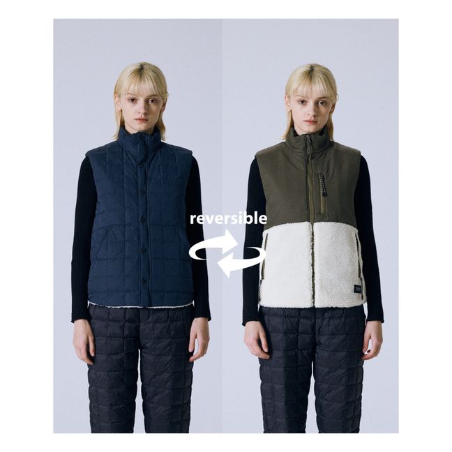 Reversible ärmellose Jacke Mountain | Navy