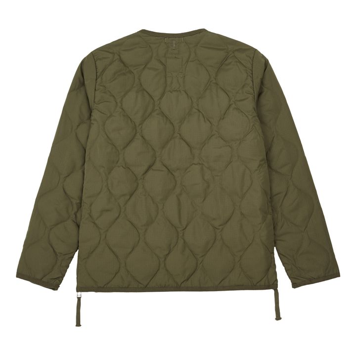Quilted Military Jacket | Olive green- Product image n°5