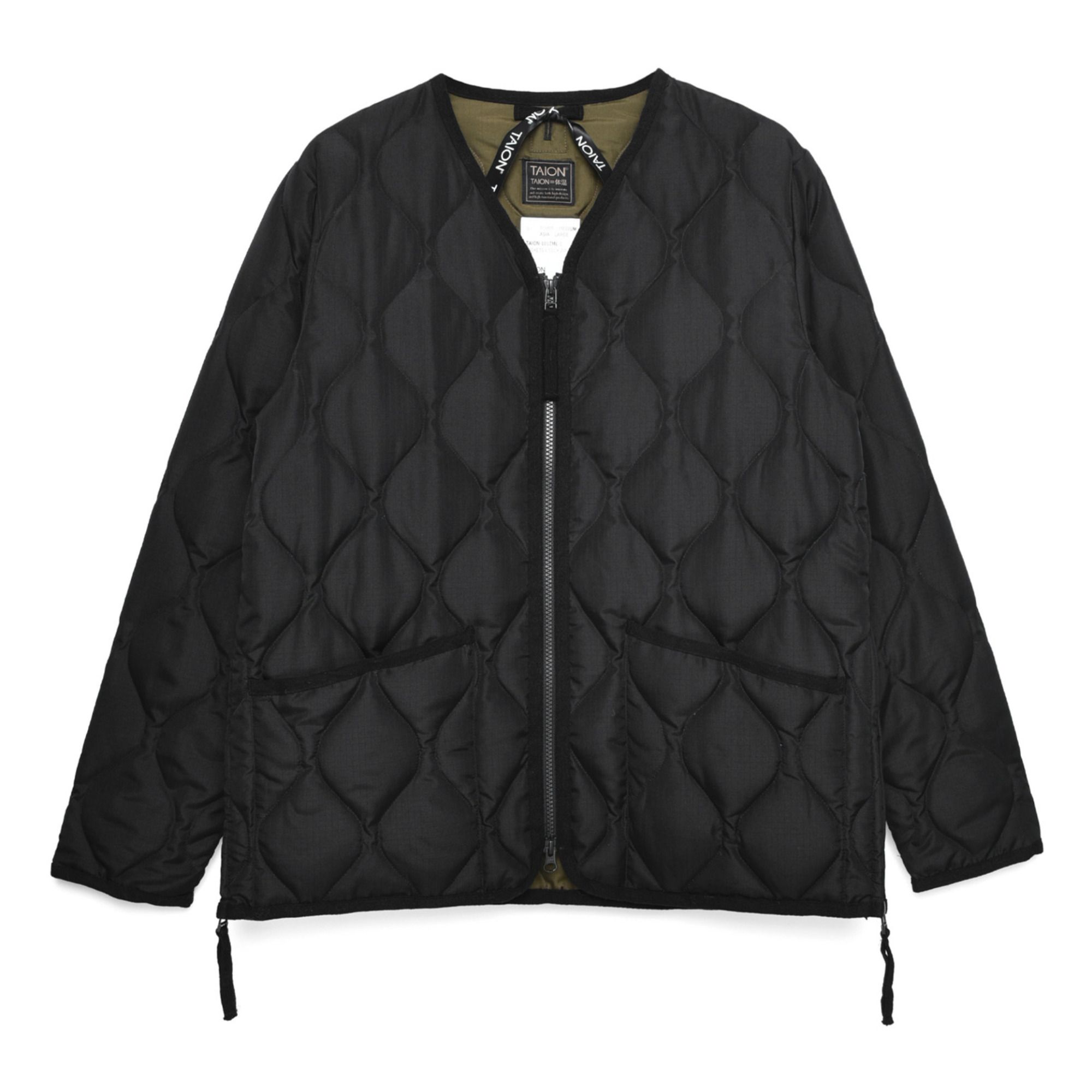 Military deals quilted jacket