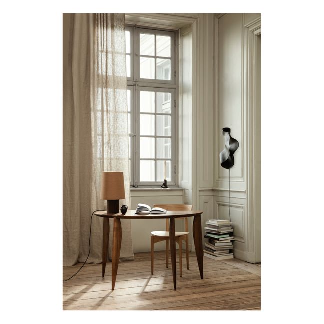 Post Lamp Base - FSC Wood  | Chêne fumé