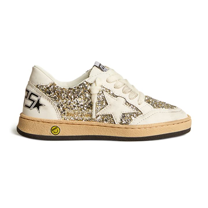 Golden goose sneakers sales gold glitter star