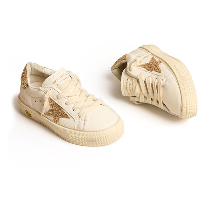 Golden goose white hot sale may sneakers