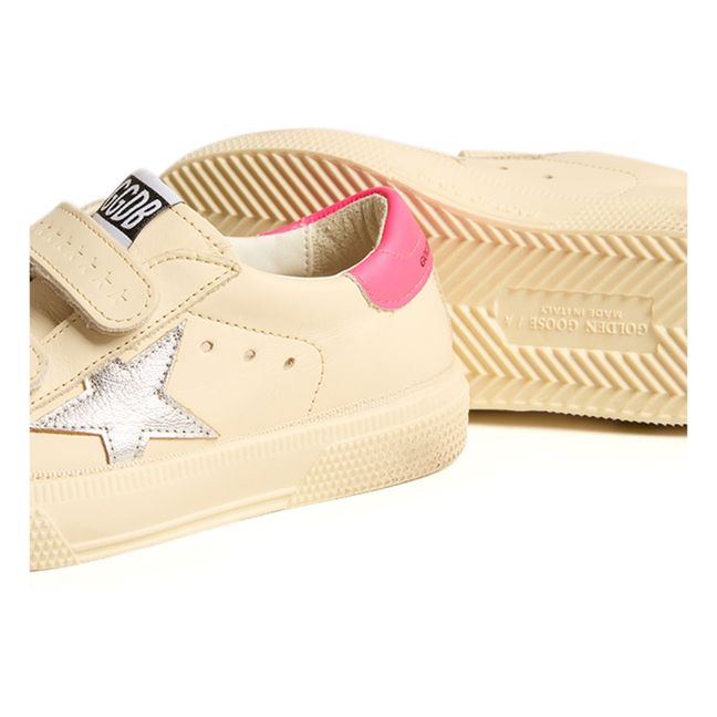 May School Laminated Scratch Sneakers | Fuchsia