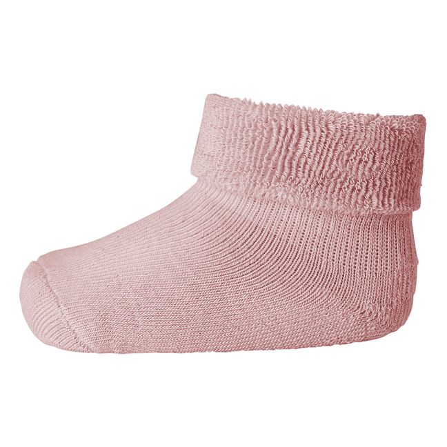 Cotton socks | Marled pink