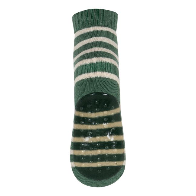 Calcetines de algodón antisecado Eli | Verde