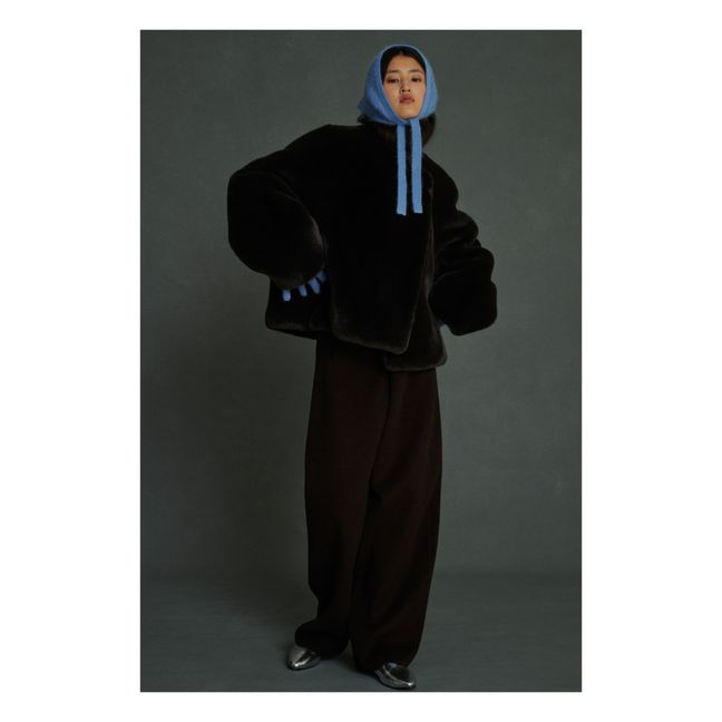 Manteau Washington Fausse Fourrure | Marron